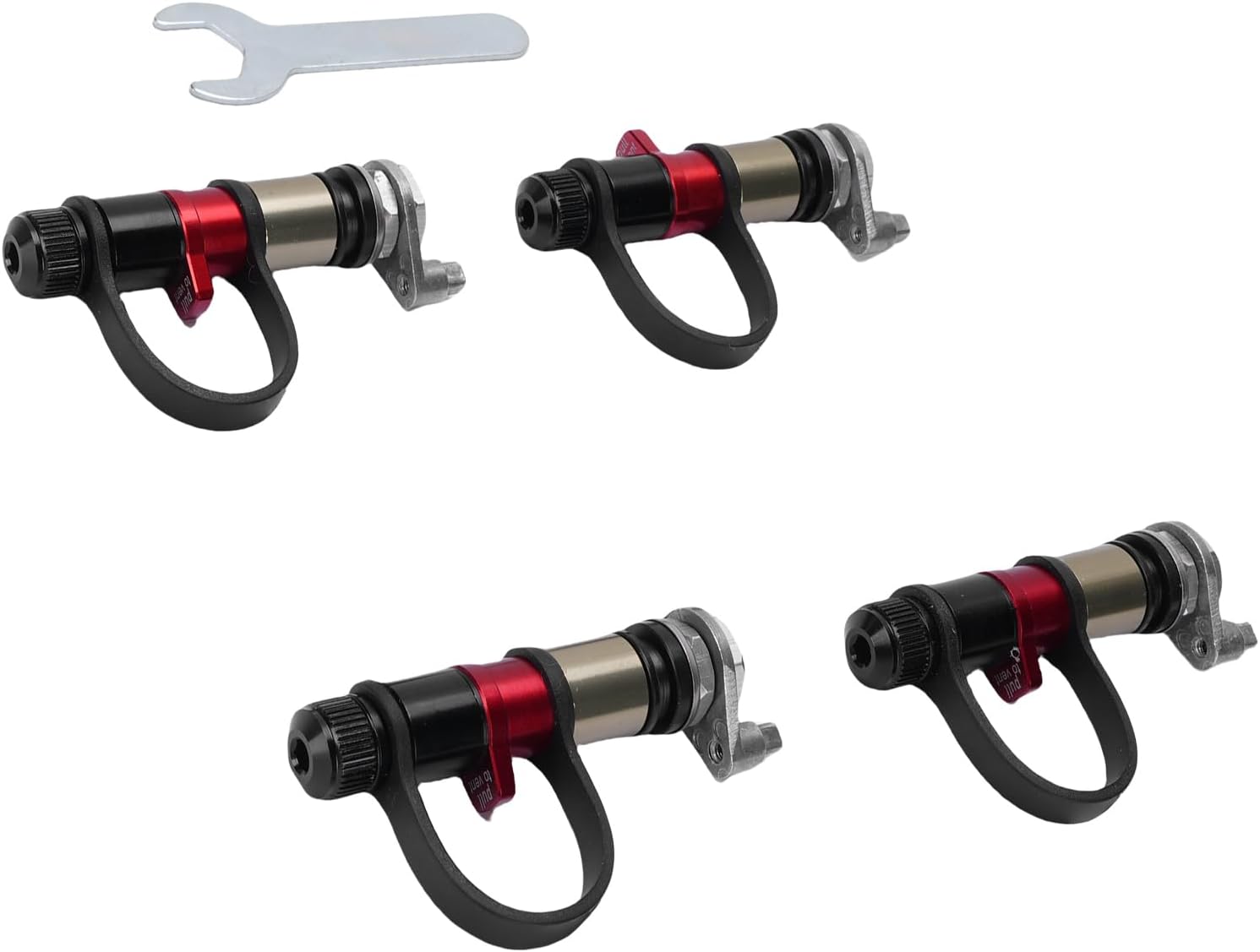 LiebeWH 4 Pcs Tire Deflator Valve Kit Automatic Stop with Pressure Sensor Wrench for Quick Offroad Tire Deflation