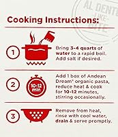 Vista 5 de Andean Dream Org Spaghetti Quinoa Pasta Sin gluten (12 x 8 onzas)