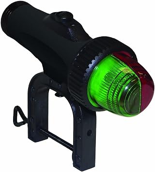 Kayak Accessories Lighting Clamp-on Bow Light Red & Green Navigation - Boat Kayak Fishing Marine