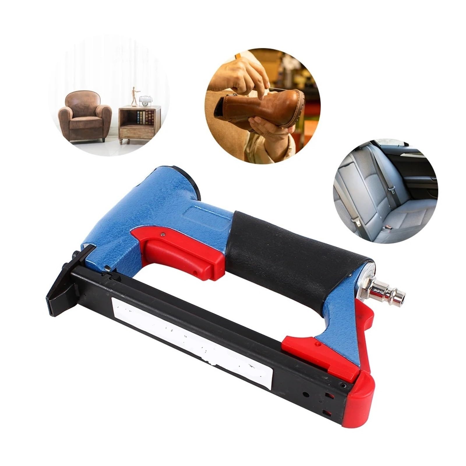 Clavadora neumática, Grapadora Neumática De Aire 8016, Grapadora Fina For Muebles, Herramienta Neumática Eléctrica,para trabajar la madera