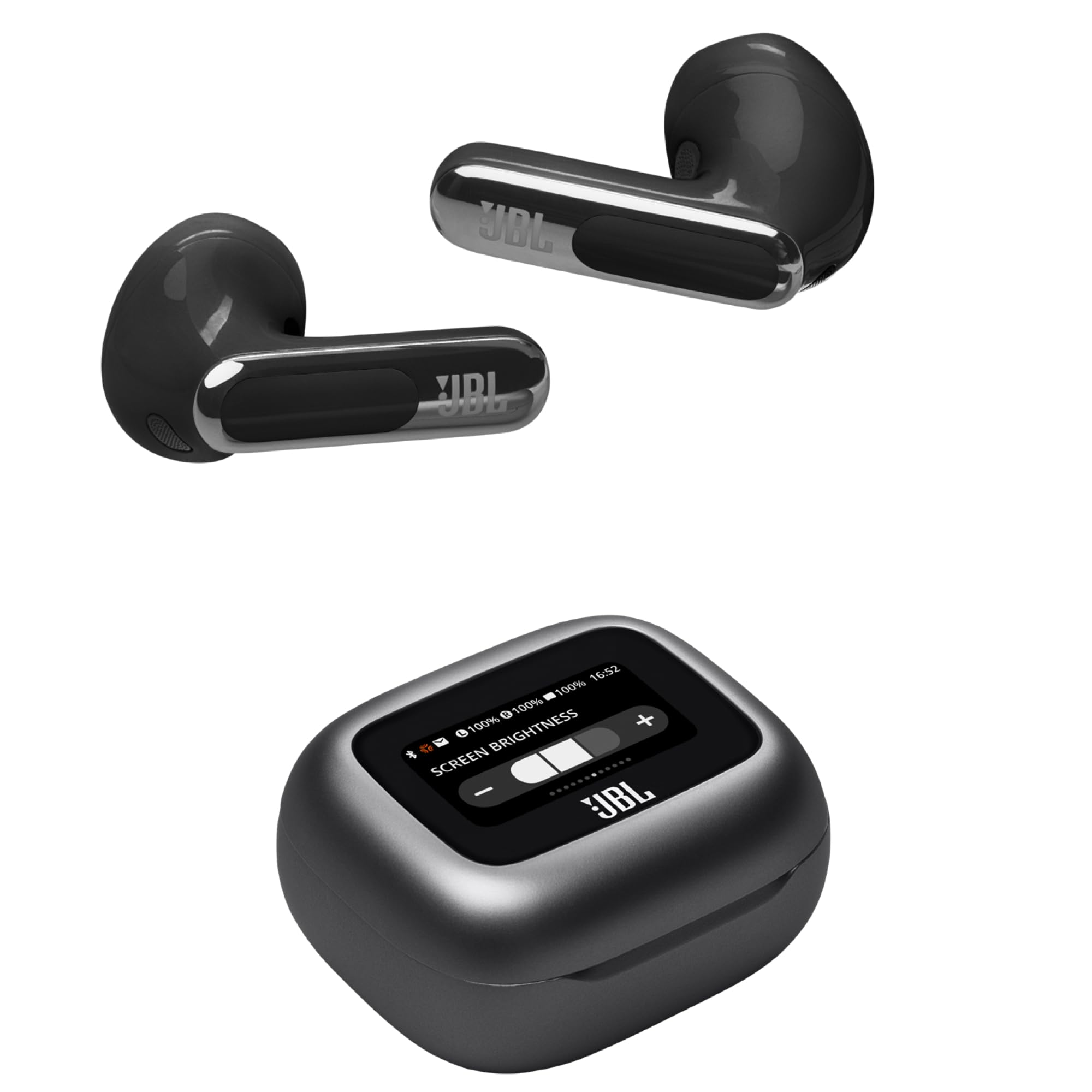 JBL Live Flex 3 Auriculares inalambricos de botón True Wireless con cancelación de ruido adaptable, hasta 50 horas de reproducción, Bluetooth, audio de alta resolución, negro