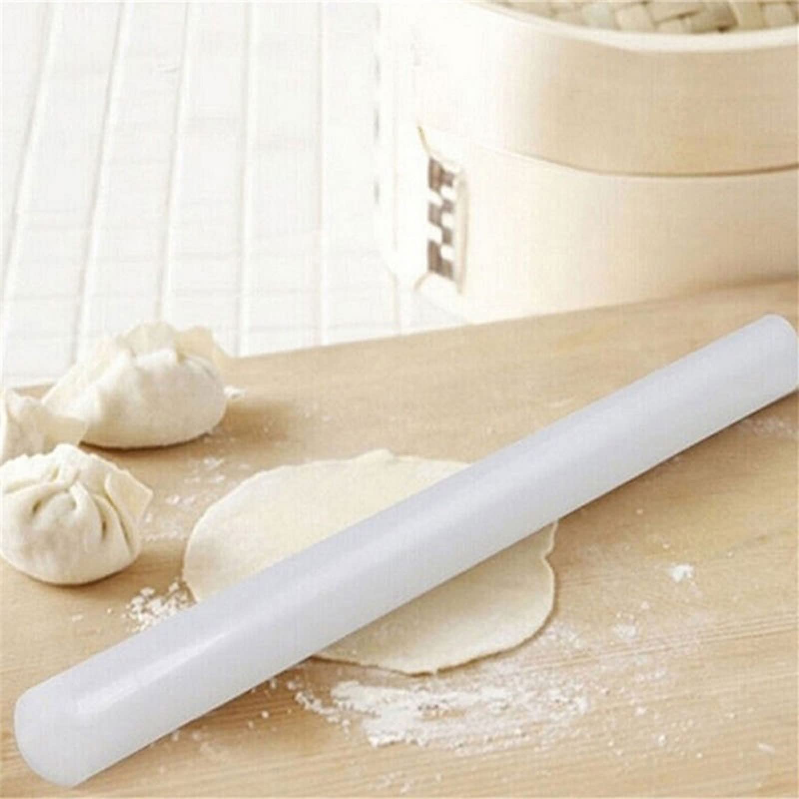 Rodillo de plástico Antiadherente para Pastel, Herramienta para Hornear Pasteles, Rodillo de Cocina, Rodillo para amasar Pasteles, Manualidades, 36cm
