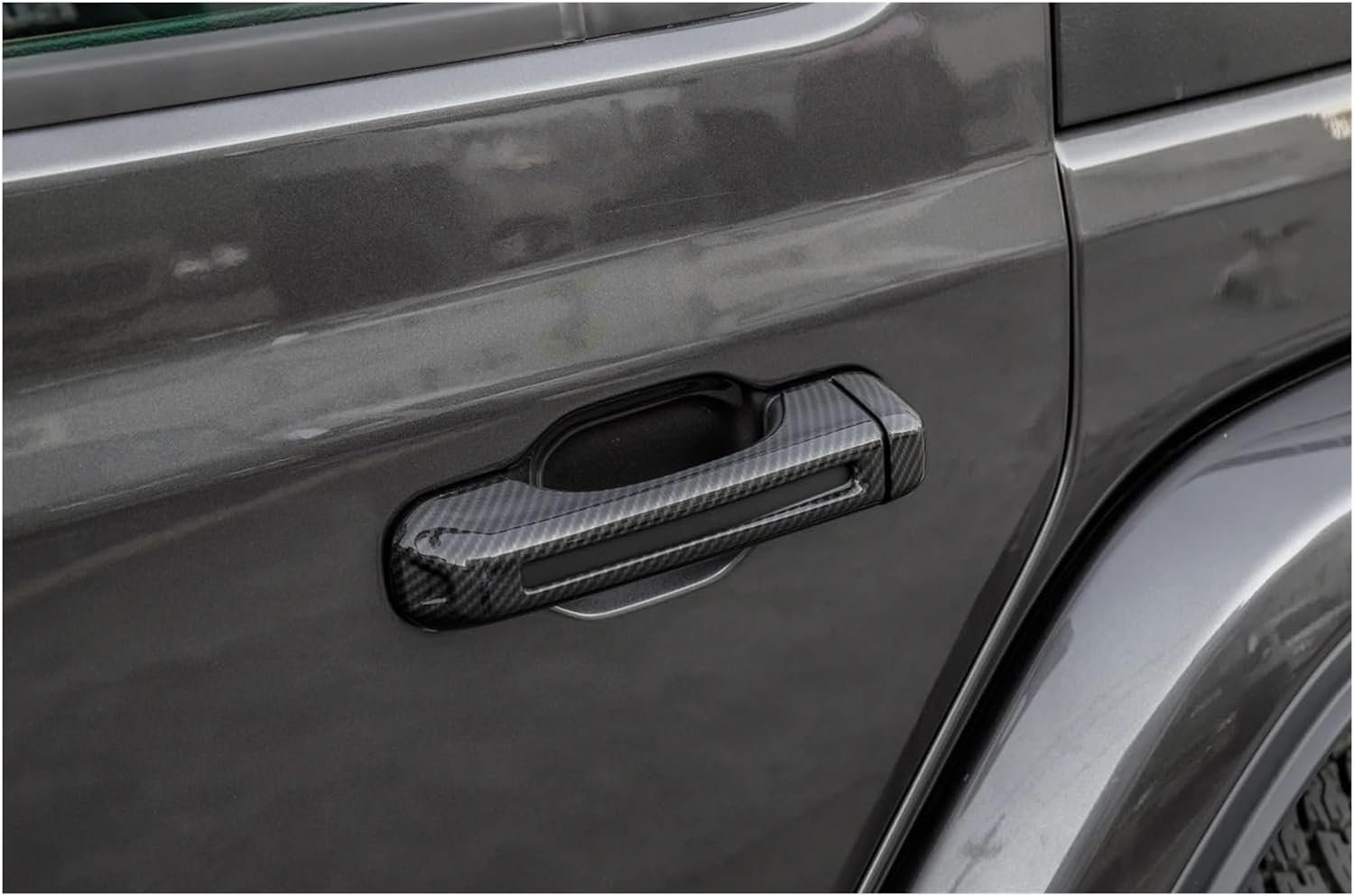 Car Door Handle Decoration Cover Trim， Compatible with Jeep Wrangler JL Gladiator JT 2018 2019 2020 2021 2022 2023 4-Door Exterior Accessory(Red B)