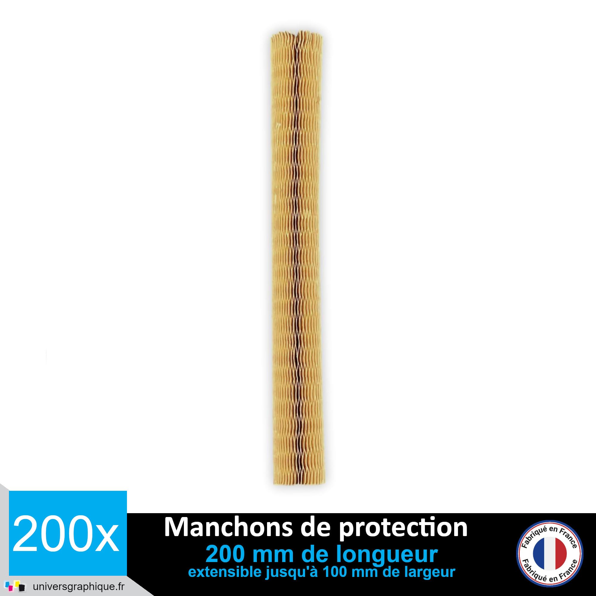 Manchon de Papier Alvéolé 200 mm x 23 mm 1 cm Épaisseur pour Emballage Protection Calage Expédition Bouteille Flacon Bocaux Lot 200