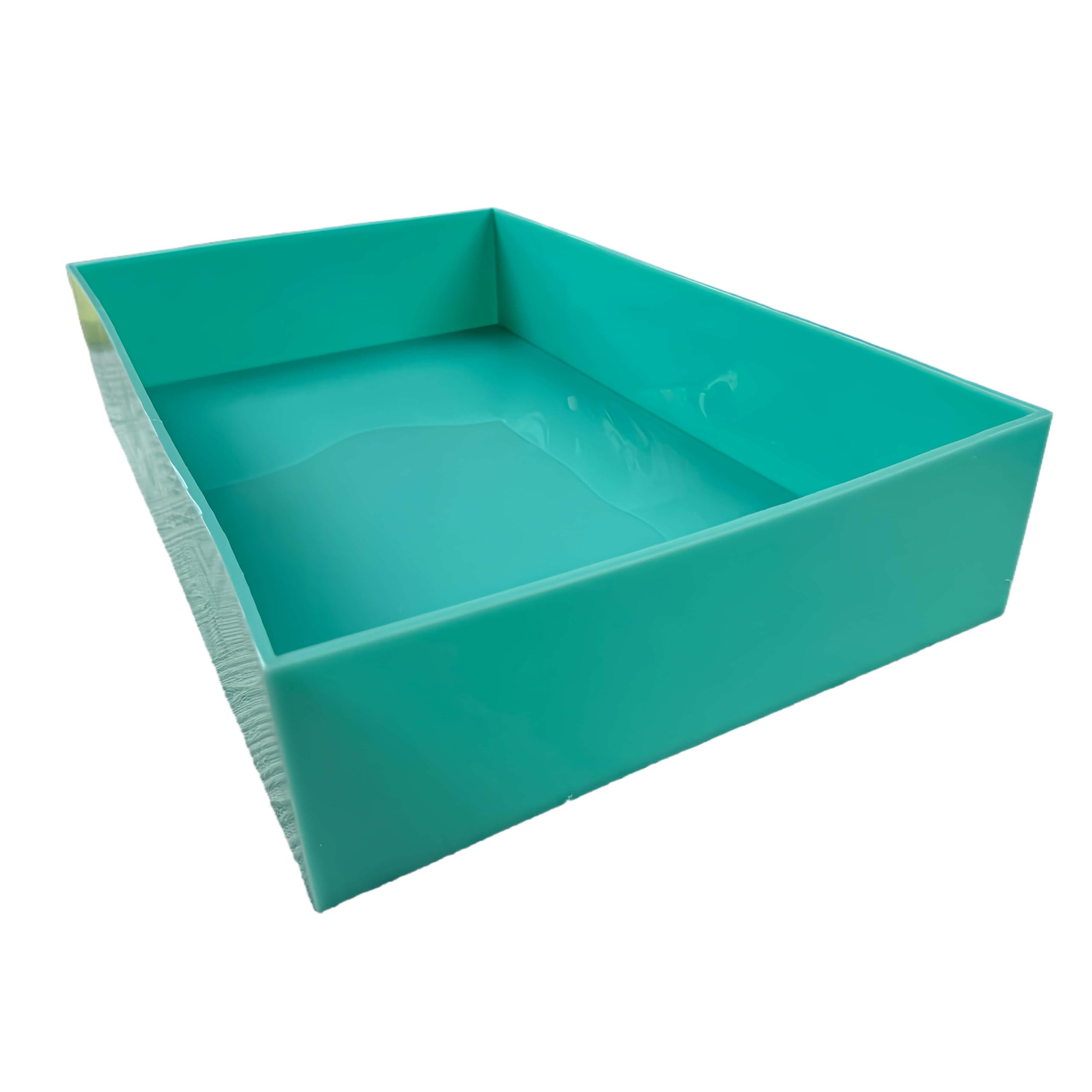 Moldes de jabón de silicona de capacidad de 11,141.4 g/11.2 kg, 17.9 x 11.2 x 3.4 pulgadas, bandejas de jabón para hacer barras de jabón caseras