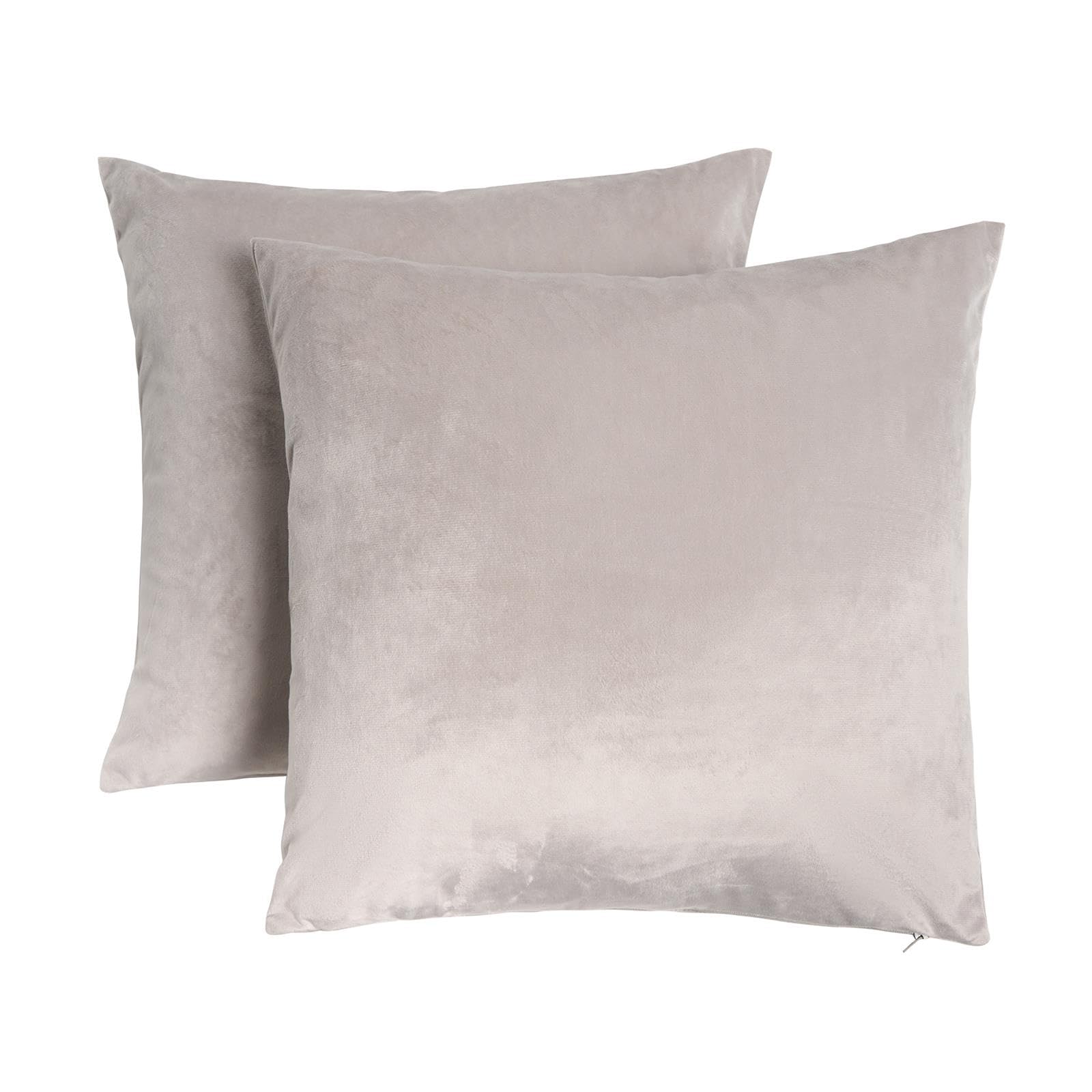 OHS Cushion Cover - Velvet - Grey - 45 cm x 45 cm