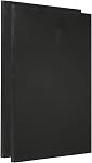 PATIKIL Paint Canvases for Painting, 2 Pack 12x16 Inch Rectangle Wood Frame Stretched Blank Art Board Panels for Acrylic, Oil, Tempera Painting, Black