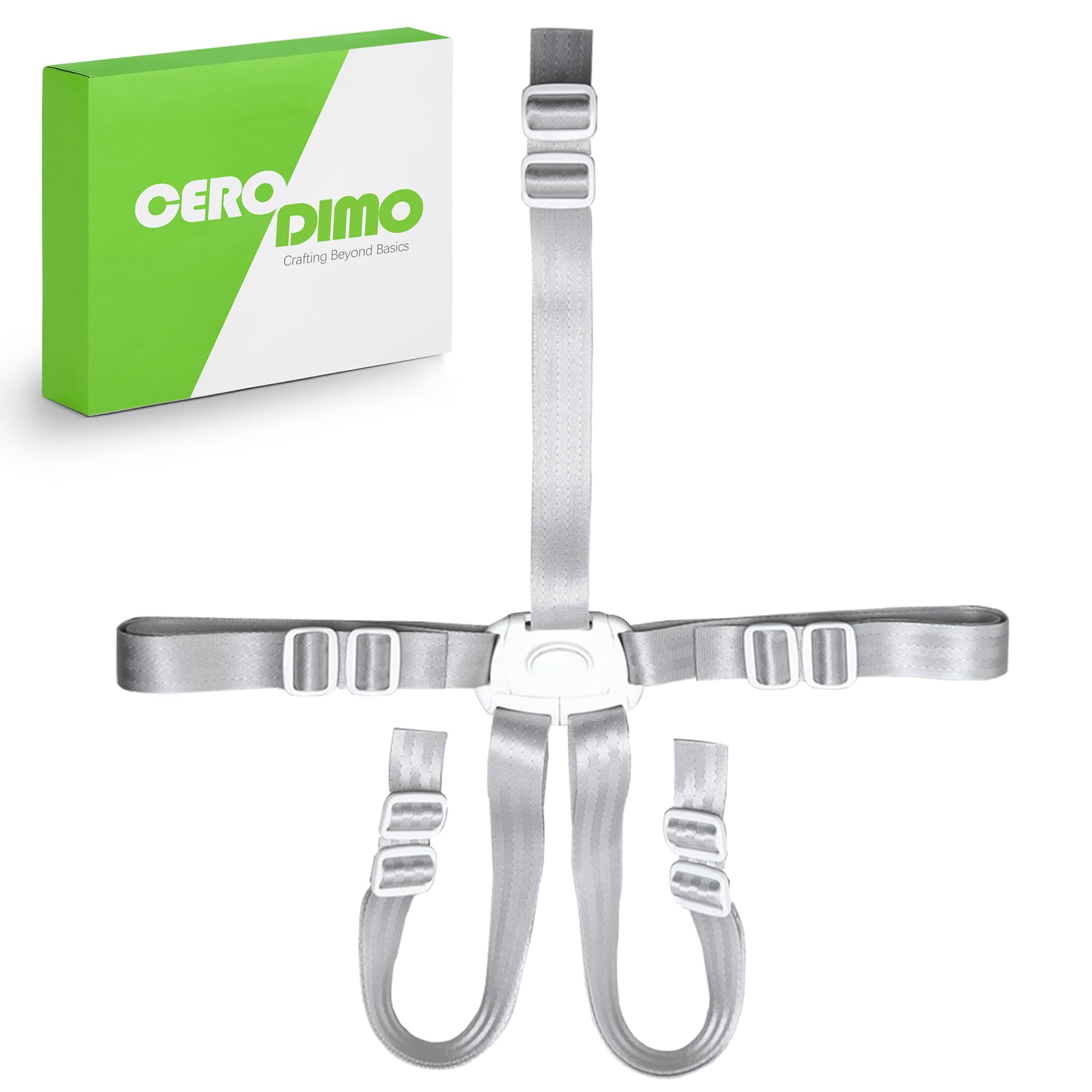 Correas universales de repuesto para silla alta, piezas de repuesto para cochecito de bebé, arnés de 5 puntos para sillas altas, cochecitos y cochecitos