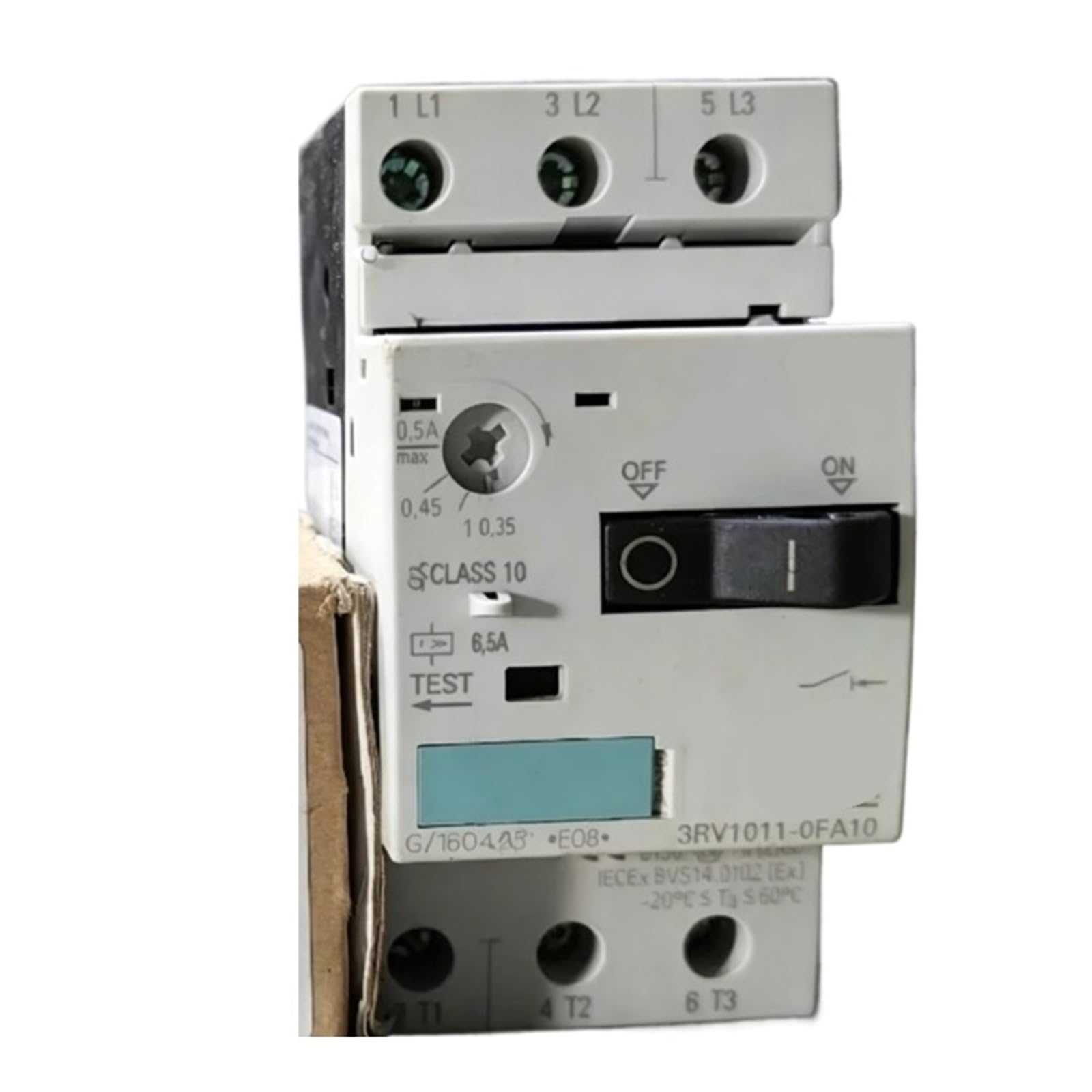 Disjoncteur 3RV1011-0FA10 éviter surchauffe moteur boîtier plastique