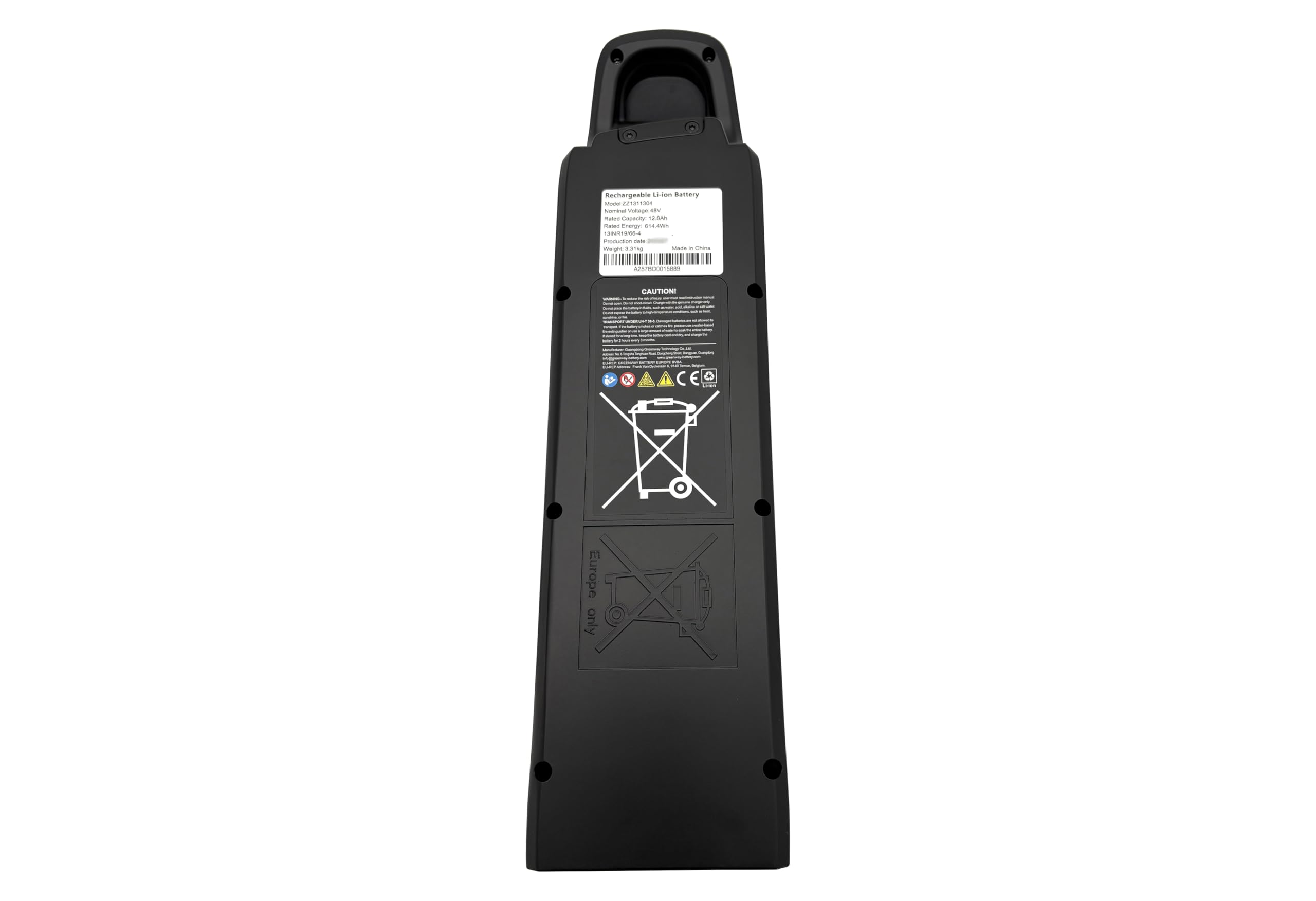 PowerSmart® 48 V Batterie 12,80 Ah Lithium-ion Akku Ersatz für Prophete eSUV (21.EMS.10/20.EMS.10)