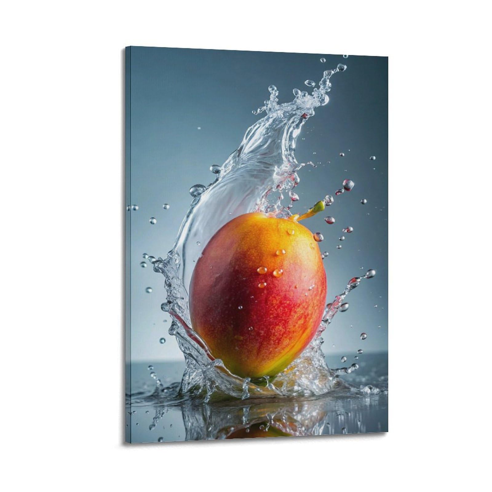Décoration murale mangue fraîche tableau moderne 20x30 cm