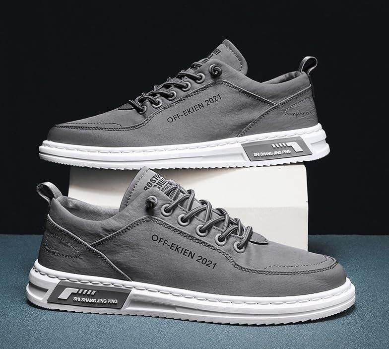Men's Solid-Color Skate Shoes - Comfortable and Breathable, Casual and Sporty Sneakers2