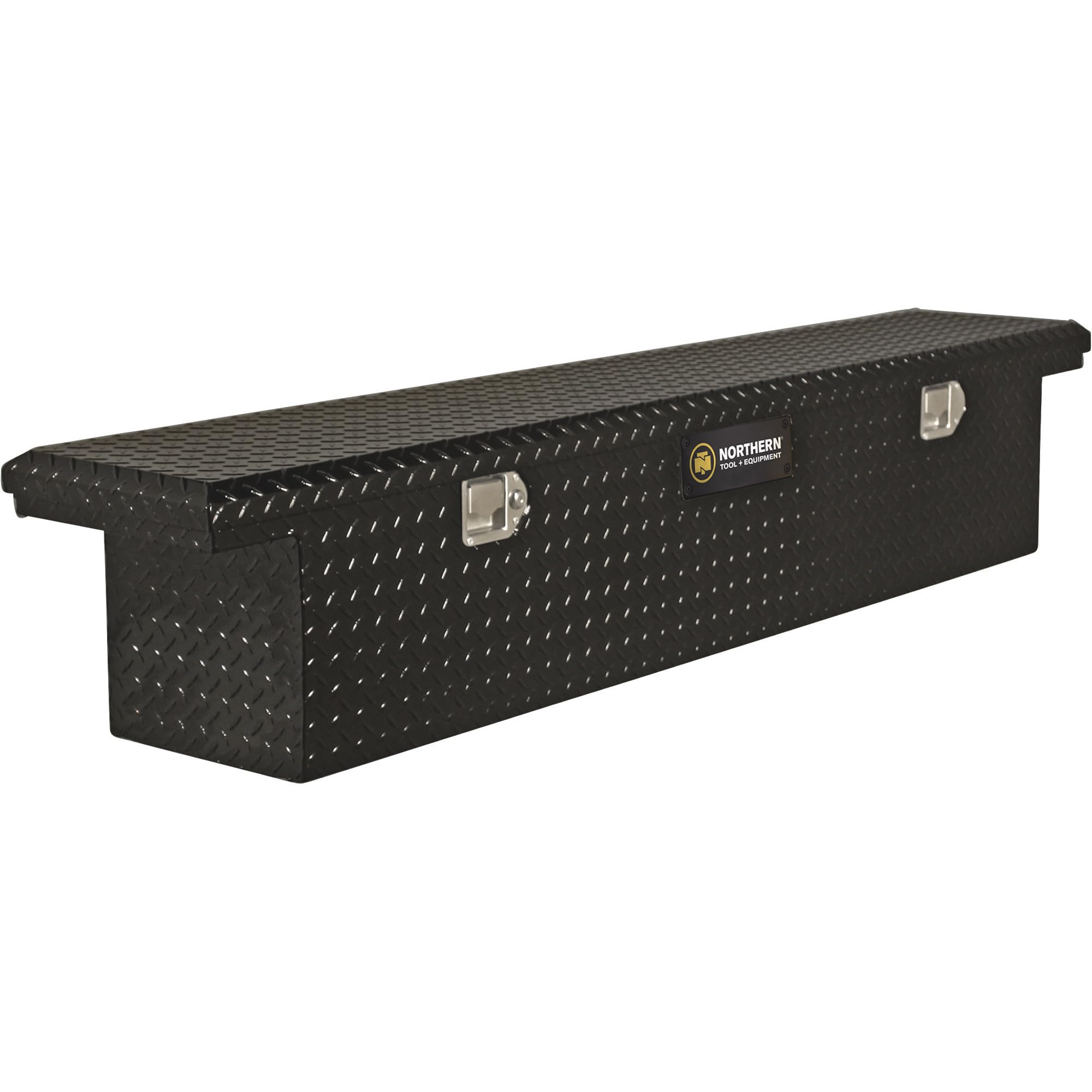 Northern Tool Slim Crossover Truck Tool Box 69in. x 12in. x 13in. | Low-profile aluminum construction Gloss-black finish Paddle latches Secure truck-bed storage Quick-access tools product thumbnail 8