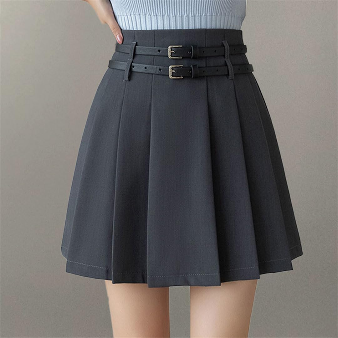 Minifaldas Plisadas De Verano para Mujer Faldas Cortas Acampanadas Sexis De Cintura Alta con Elegantes Pantalones Ajustados