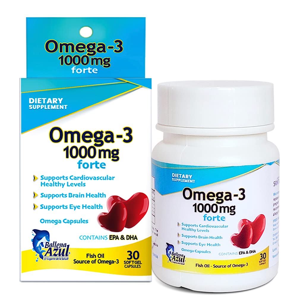 Ballena Azul Dietary Supplements, Multivitamins, Omega 3, Improves Nutritional Status (Omega-3)