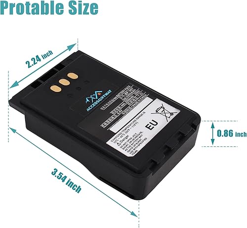 Miniatura 4 de Accessoryway Reemplace la batería de iones de litio BP-307 7.2V 3350mAh para Icom ID-52A IC-705 IP-503H IP-100H IP-501H ID-52E Radios