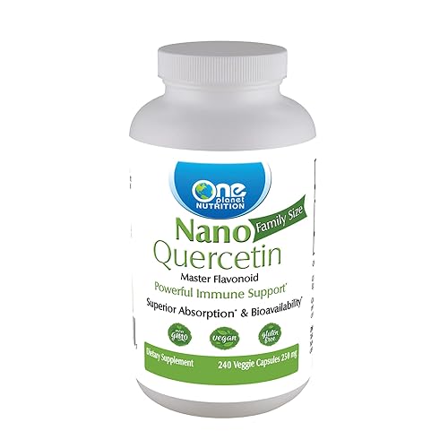 One Planet Nutrition Nano Quercetin 250 mg Veggie Capsules