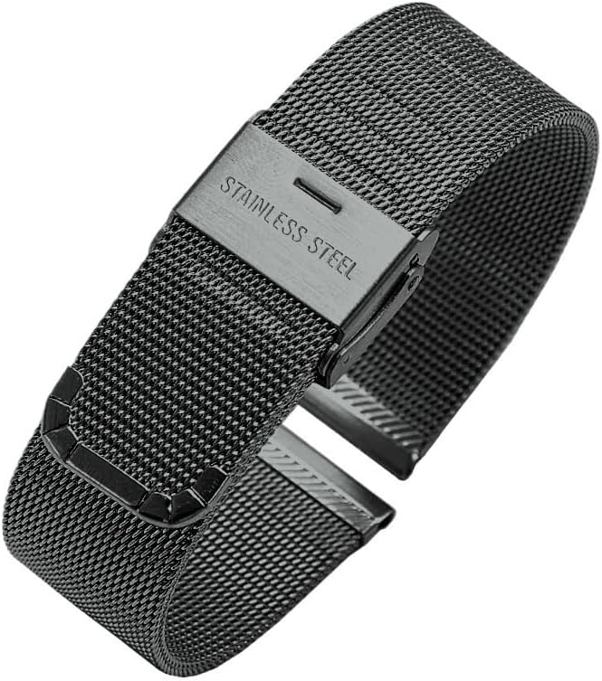 Stainless Steel Woven Mesh Watch Band For Iwc Portofino Replacement Strap