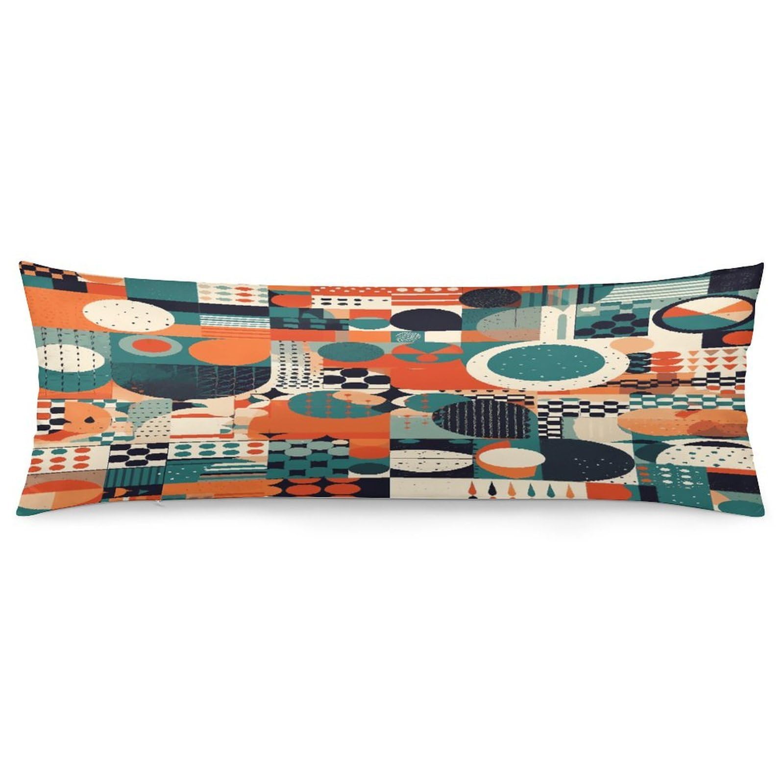 Interesting Shapes Body Pillow Cover Soft Breathable Long Pillows Cases with Hidden Zipper Cozy Pillow Case Personality Luxury Pillow Protector 18.9x53 in