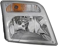 Vista 8 de KarParts360: Para Ford Transit Connect 2010 2011 2012 2013 Conjunto de luz de cabeza par lado conductor y pasajero w/bombillas sustituye a FO2502296