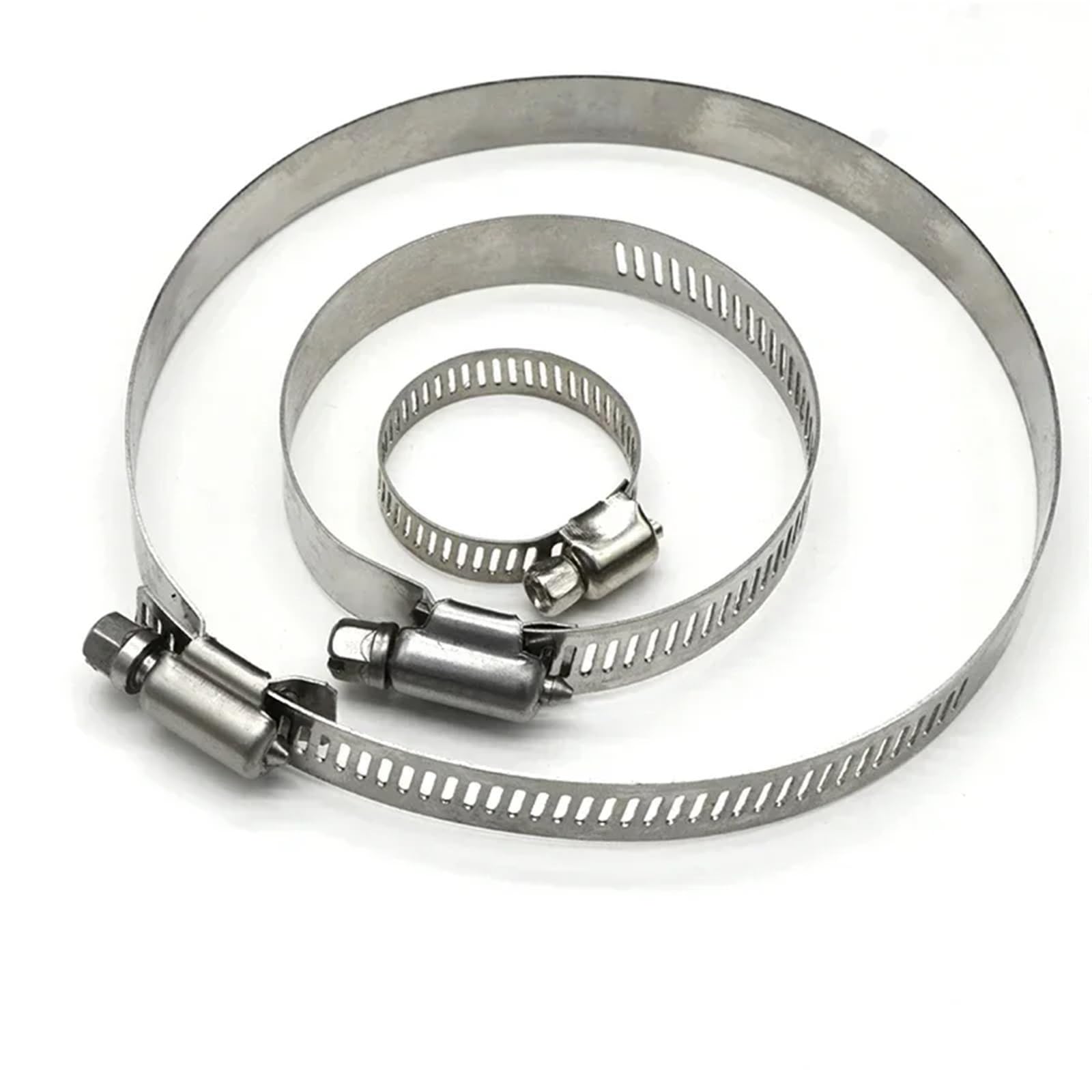 10 szt. Regulowane opaski do węży ze stali nierdzewnej - 8 mm do 120 mm Tri Gear Napęd ślimakowy Zaciski rurowe do przewodów paliwowych i wodnych(25-38mm)