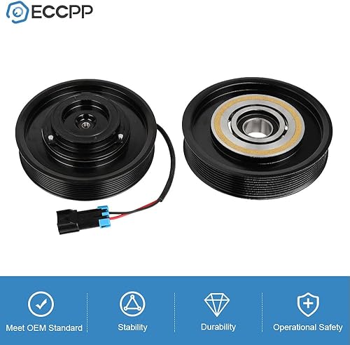 Vista 121 de ECCPP Embrague del compresor de la CA 2003-2008 para el embrague de la CA de Toyota Matrix Corolla 1.8L