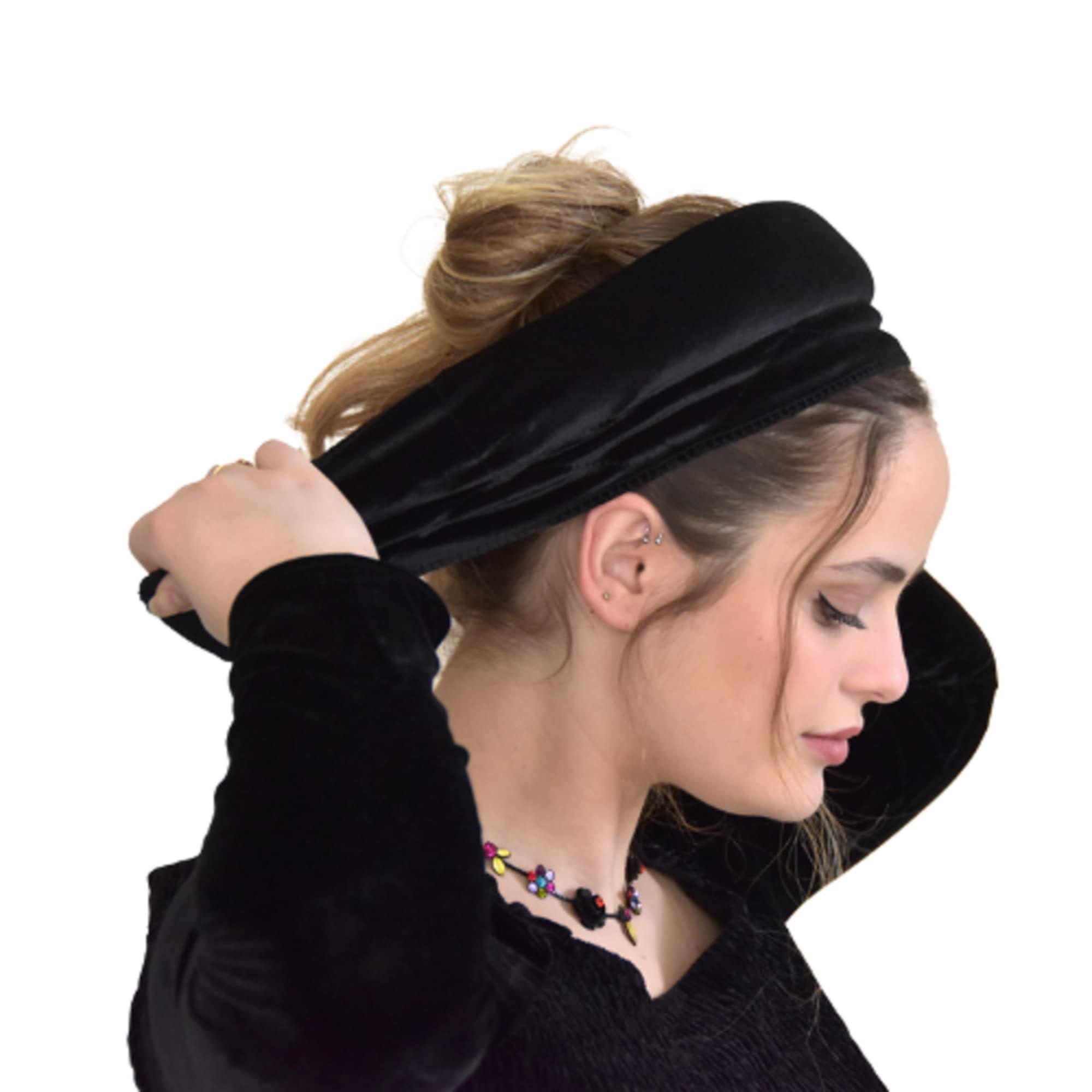 Sara Attali DesignQuickBobi, Big Volume headband & Non-Slip Headband Great under Headband Tichel, Head Scarves, Head Coverings, Jewish, Scarf, Bandana