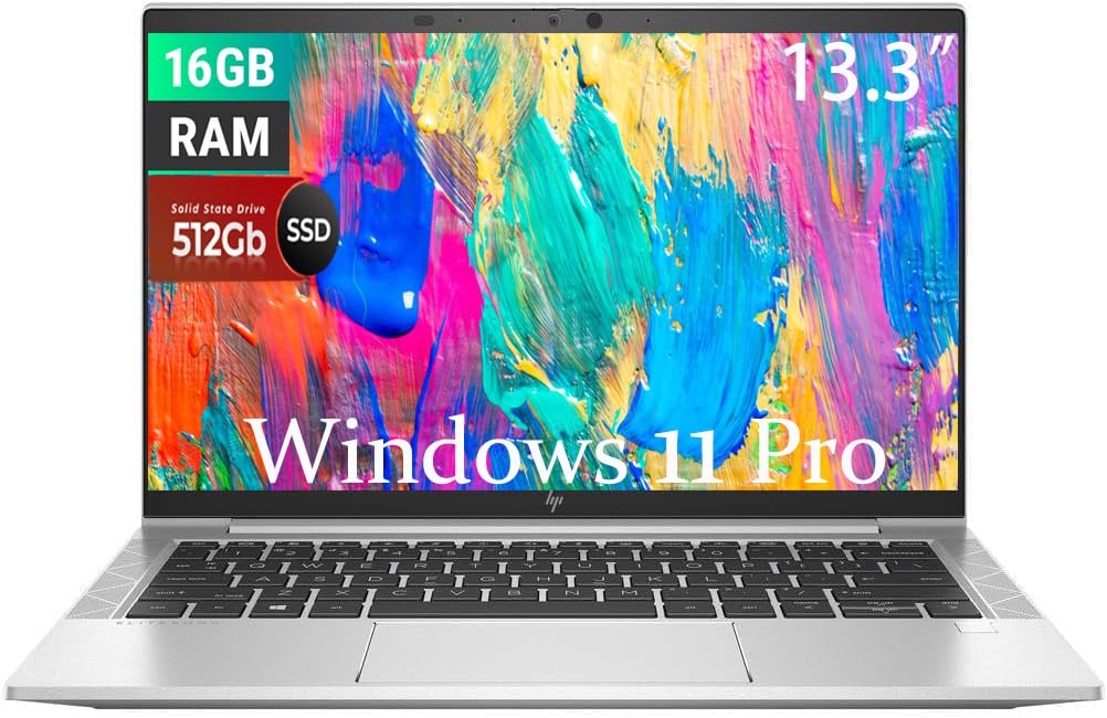 HP EliteBook 830 G7 Ordinateur portable professionnel 13,3" i5-10th 16 Go 512 Go W11 (renouvelé)