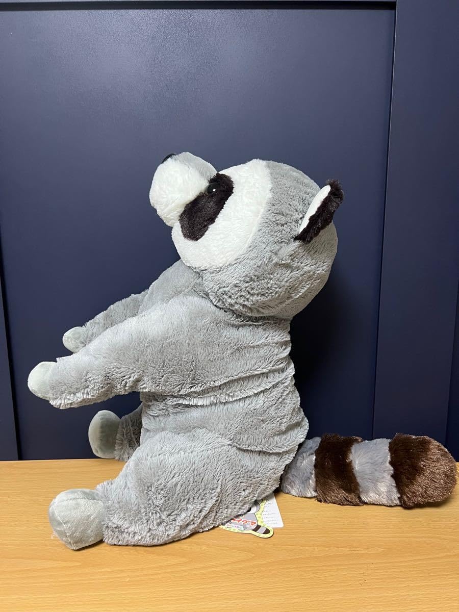 Amazon.co.jp: くったり アライグマ BIG ぬいぐるみ : おもちゃ