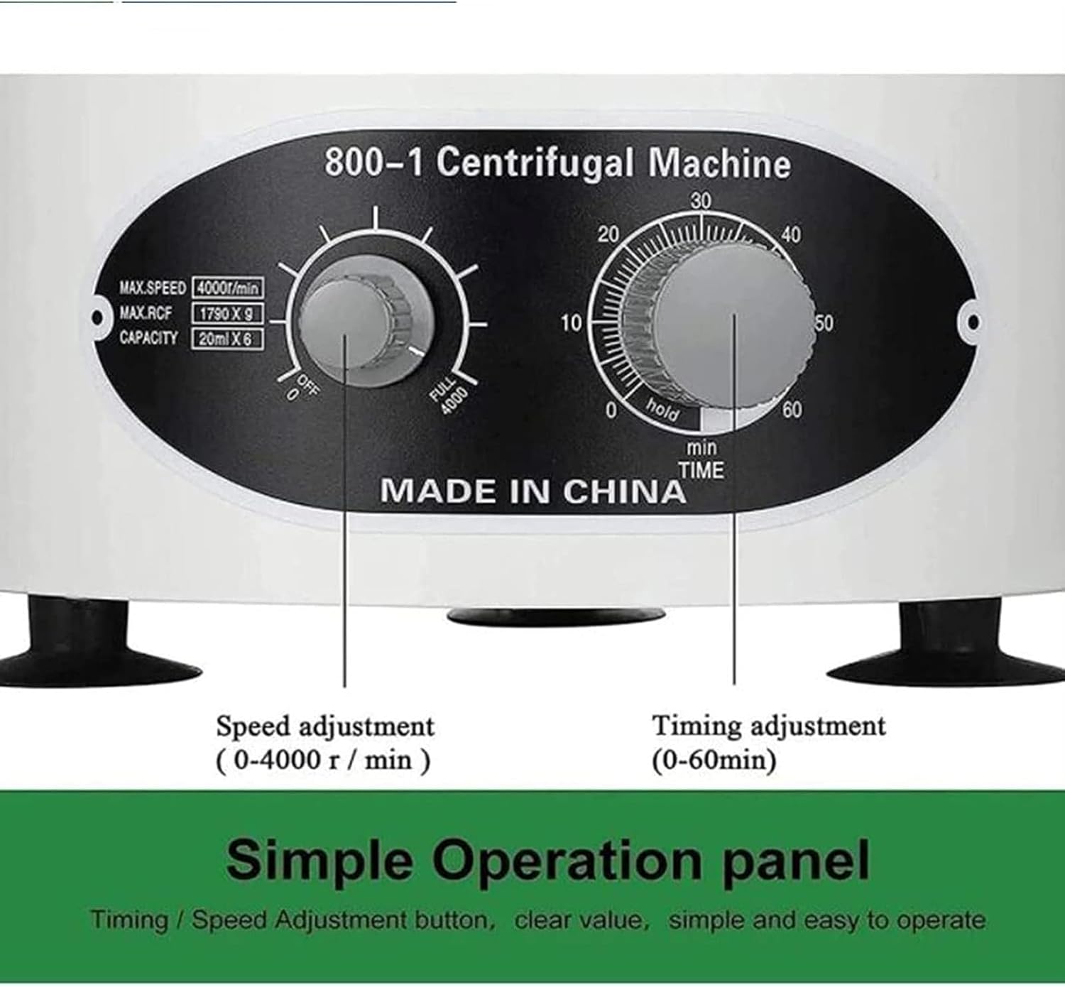 Desktop Electric Centrifuge, Mini Centrifuge Electric Low Speed Lab Centrifugal Machine, Laboratory Separation Equipment