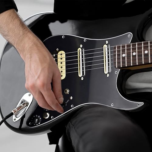 Miniatura 4 de Colaxi Repuesto de pastilla de guitarra, resistente, fácil instalación, cargado, precableado, práctico blanco, duradero para piezas de guitarra