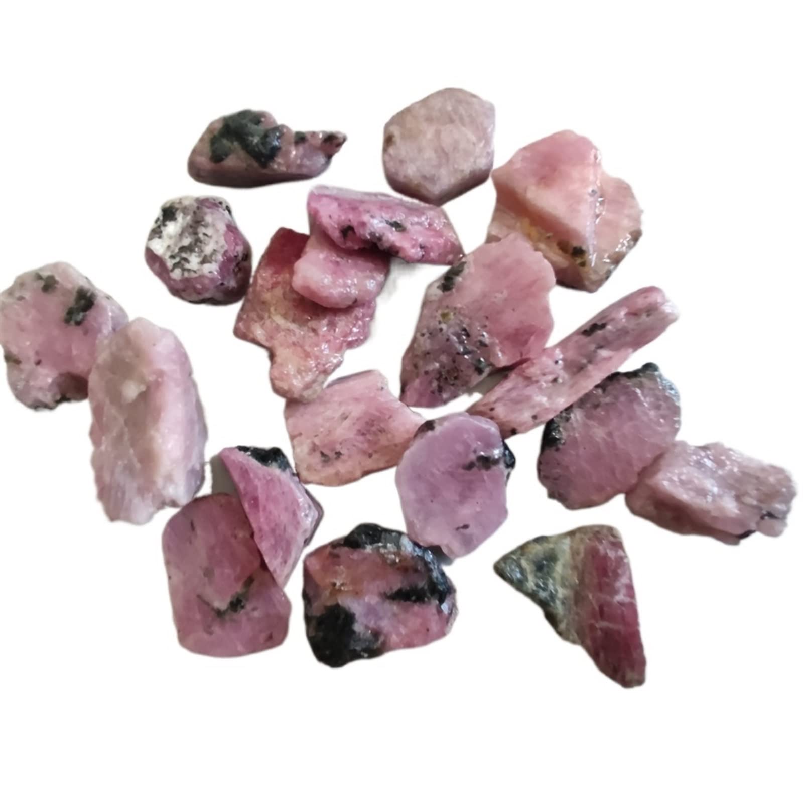 Gemas Naturales de 20/30 g for Hacer Joyas, rubí Rojo, espécimen en Bruto, Grava for Acuario, Piedras for Tanque de Peces, tamaño: 30 g Inicio Colecciones (Color : 3-6mm, Size : 20g)
