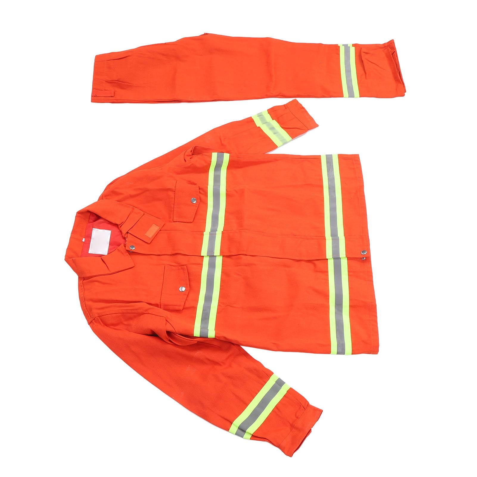 Dpofirs Mono Reflectante Ignífugo para Ropa de Trabajo de Seguridad contra Incendios, Protección Duradera para Entornos de Alto Riesgo, Opciones de Color de Material de Algodón Incluidas, (XL)