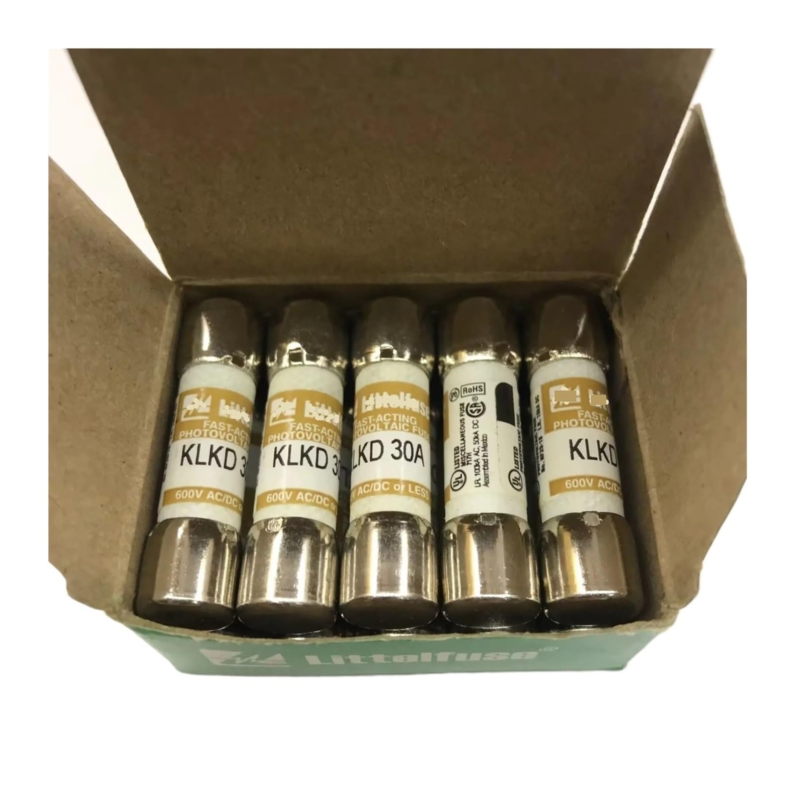 CXFCIHFT 10Pcs/lot KLKD30 fuse KLKD 30 10 * 38MM Fast fuse KLKD 30A 600V