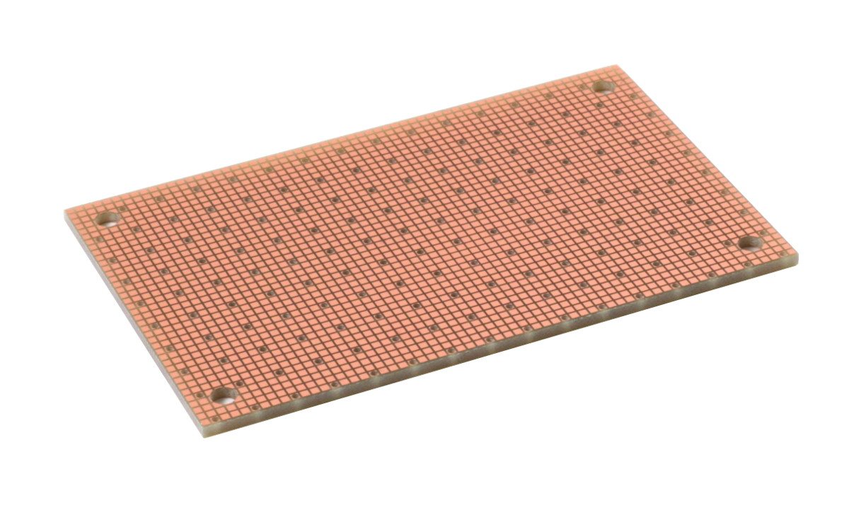 SP1-50x50-G SMTpads, Größe 1, 50 x 50 mm Pads, unplattierte Löcher zum Boden, 2-seitige Leiterplatte, Größe 1 = 50 x 80 mm