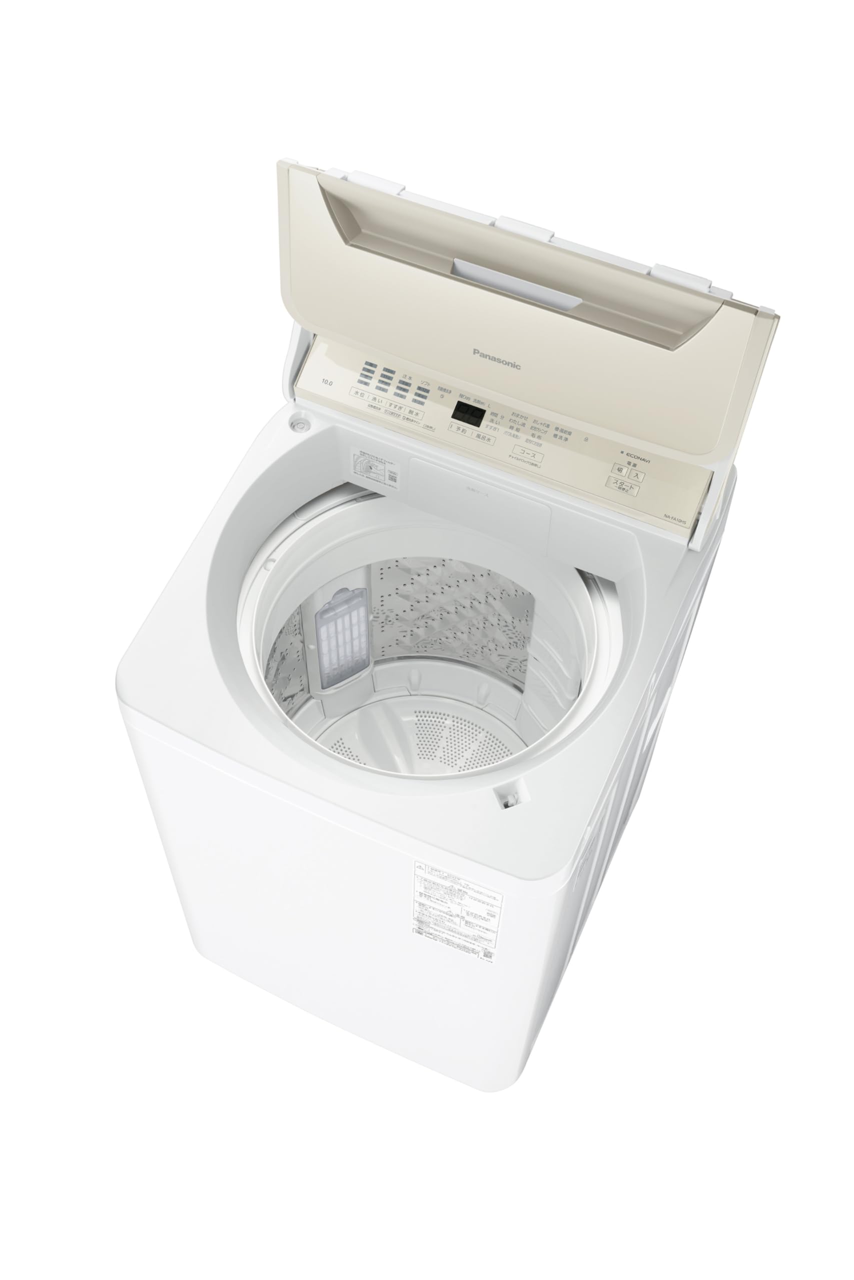 Amazon | パナソニック 全自動洗濯機 10kg NA-FA10H5-N シャンパン 