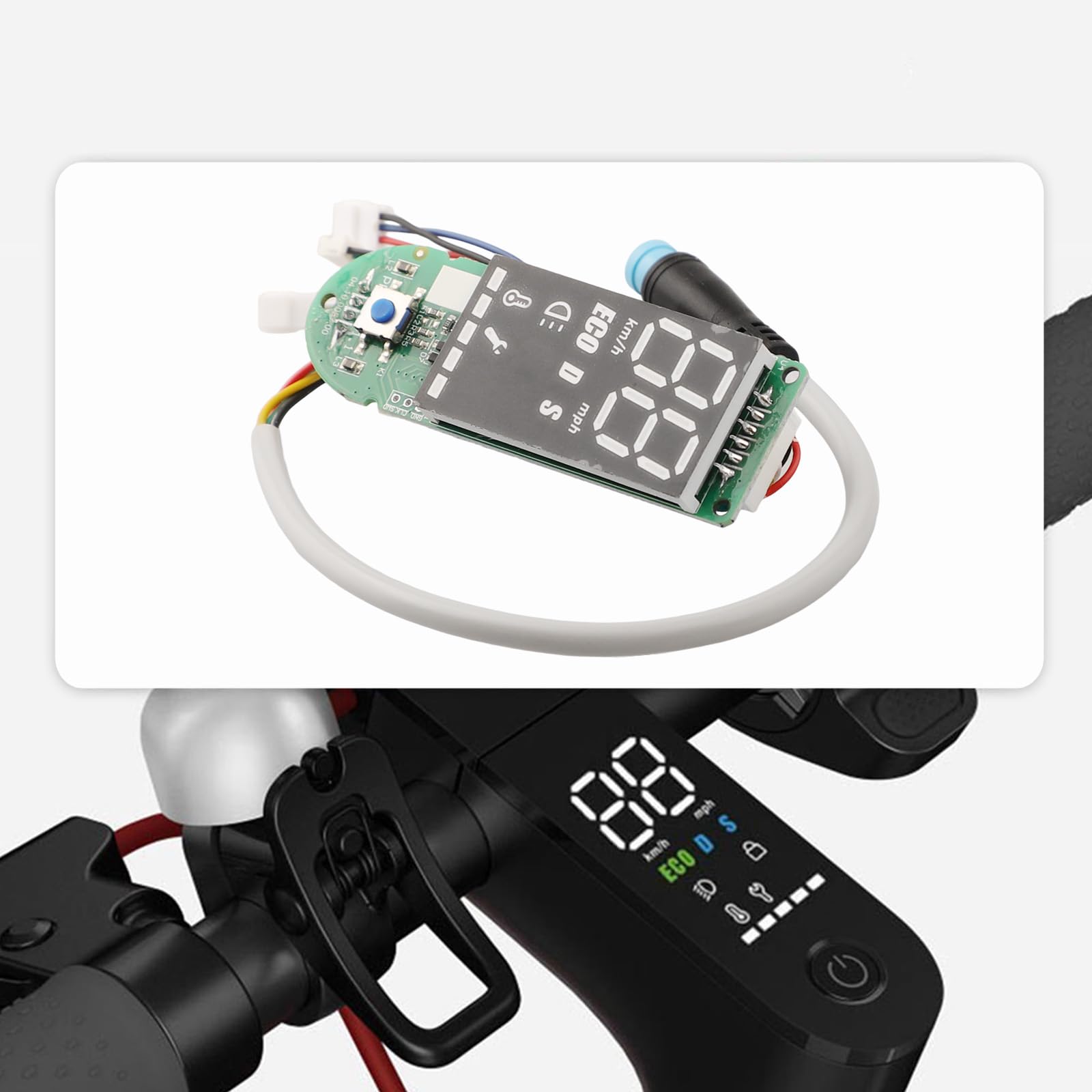 Dashboard Screen for Electric Scooters for Xiaomi M365 Pro Pro2 MI3Pro 7 x 3 x 2 cm Plastic Driver for Reliable Performance (Pro2)