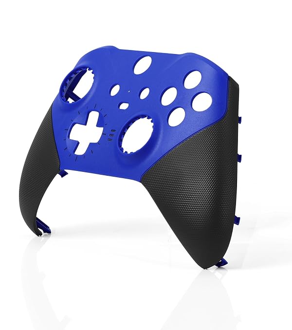 Ceozon Replacement Faceplate Cover Front Housing Shell Repair Accessories Kit for Xbox One Elite Controller Series 2 Included Joystick Rings Blue by Ceozon - Image 4