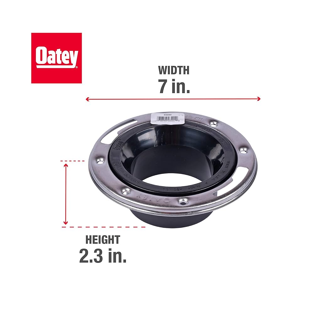 Amazon.com: Oatey 43494 Fast Set Black ABS Stainless Steel