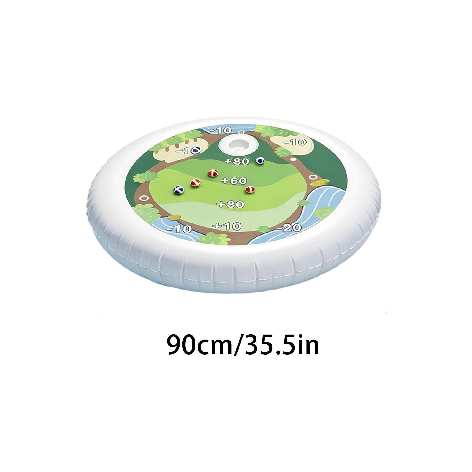 Pool Golf Floating Inflatable Game Set Sports Toy for Kids Family Summer Outdoor Pool Activity Backyard Garden Beach Party Birthday Boys Girls Teens