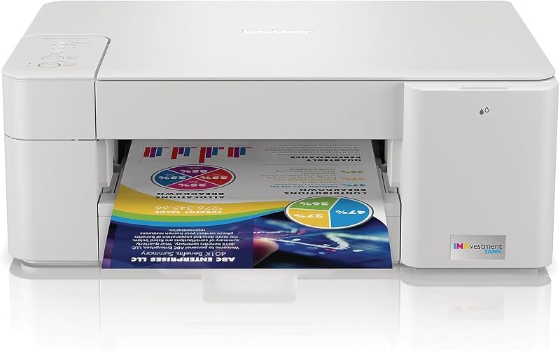 Brother MFC-J1205W INKvestment - Impresora de inyección de tinta a color multifunción inalámbrica con tanque con hasta 1 año en caja, funciona con Alexa | Hasta un año de tinta en la caja