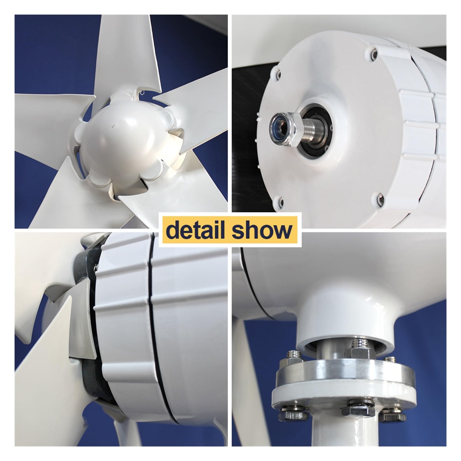 Éolienne 12 V 1200 W avec contrôleur de charge, petit kit générateur d