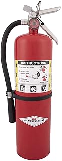 Amerex 10 lb. ABC Dry Chemical Multi-Purpose Fire Extinguisher with Wall Bracket