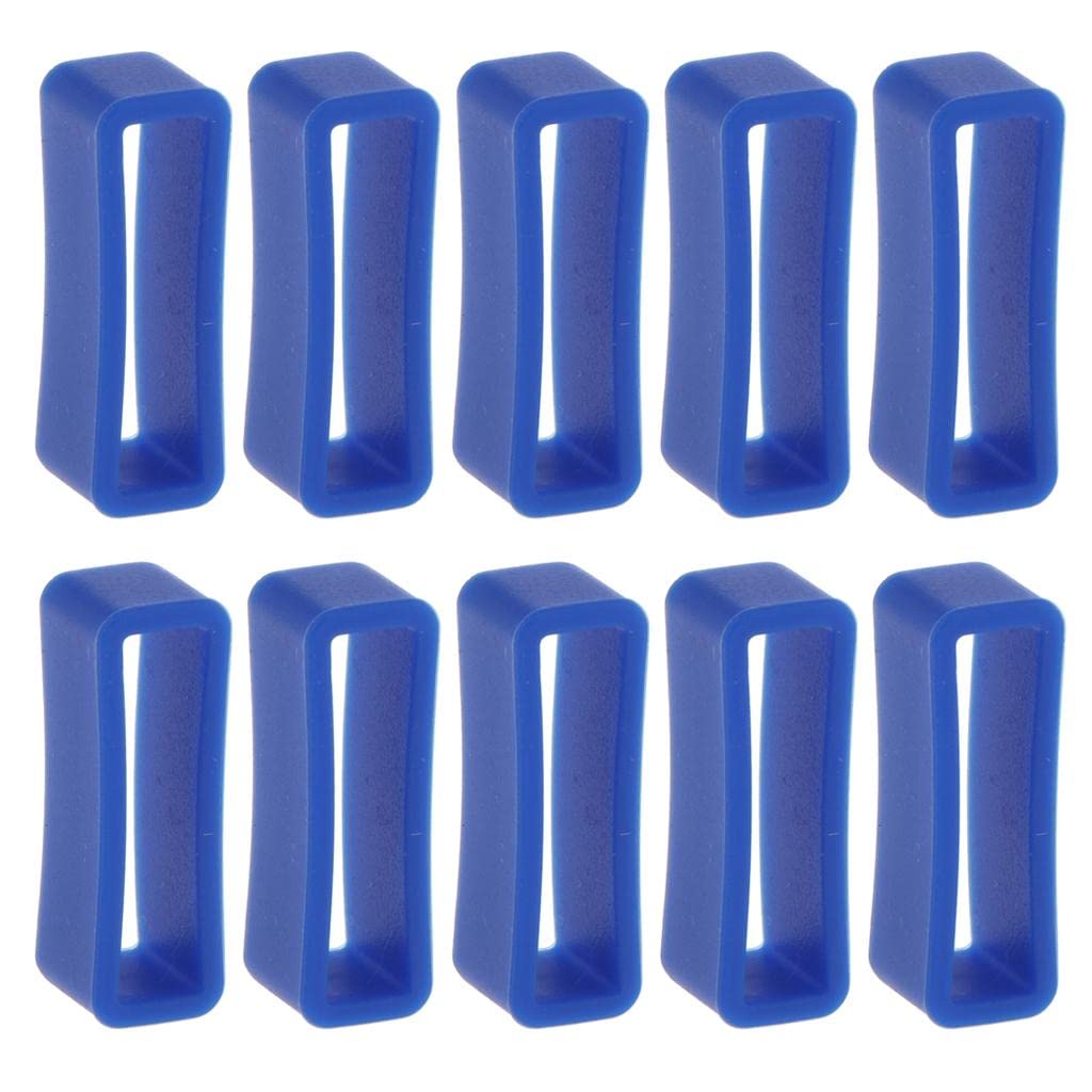 LOOM TREE 10 Pieces Rubber Replacement Watch Band Leather Strap Loops 24mm Blue (B09ZTRYBS4) Amazon Price History, Amazon Price Tracker