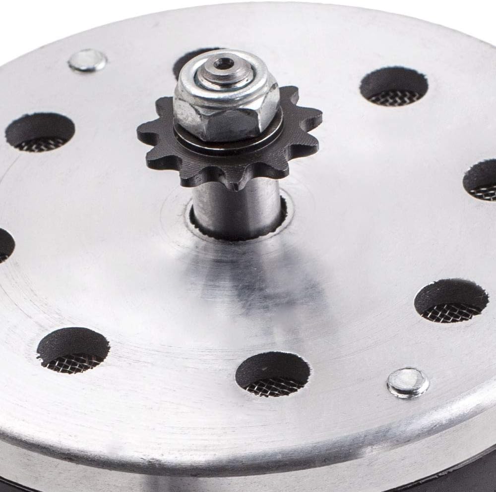 maXpeedingrods 500W 24V DC Brush Electric Motor ZY1020 with Bracket 2500RPM for DIY Scooter E Bike Go Kart, 107.5mm*133mm