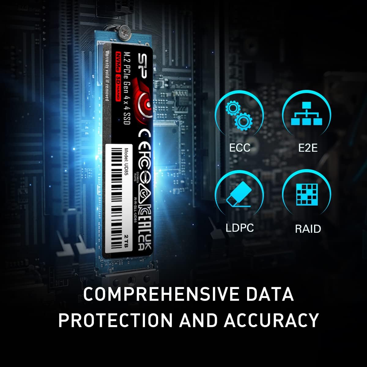 Silicon シリコンパワー 2TB NVMe 4.0 Gen4 PCIe M.2 Power 2TB UD90