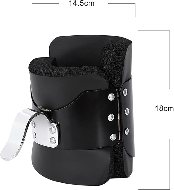 Gravity Inversion Boots, Solid Steel Frame Fitness Inversion Equipment Strength Training Hanging Upside Down Gravity Boots for Core Gym Fitness Exerciser