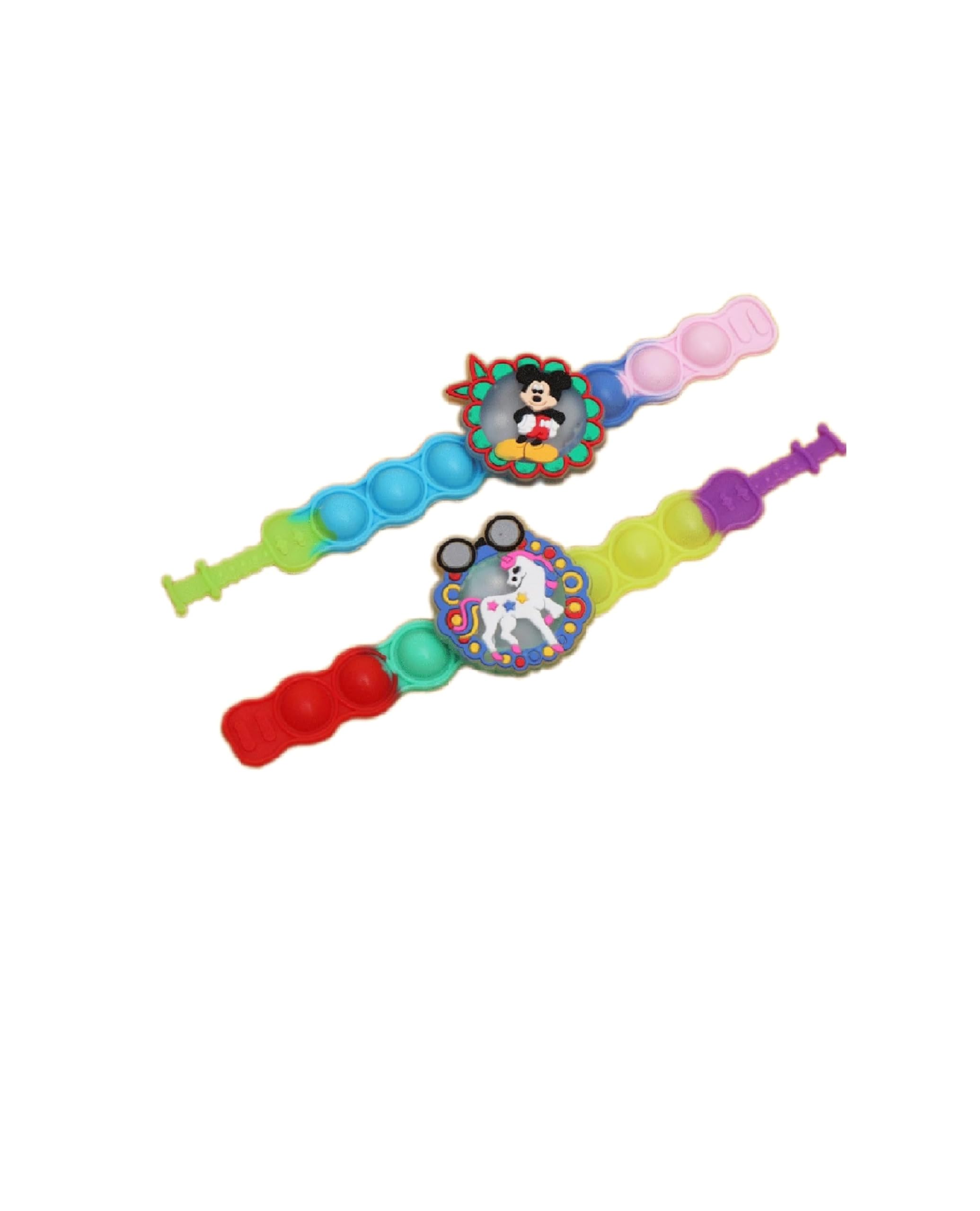 TOGLINE Rakhi Set of 2 for Brother Boy Girls Kids, Silicone Kids Rakhi for Bhaiya Boy Girls Kids Younger Children Rakhi Combo Pack of 2 1
