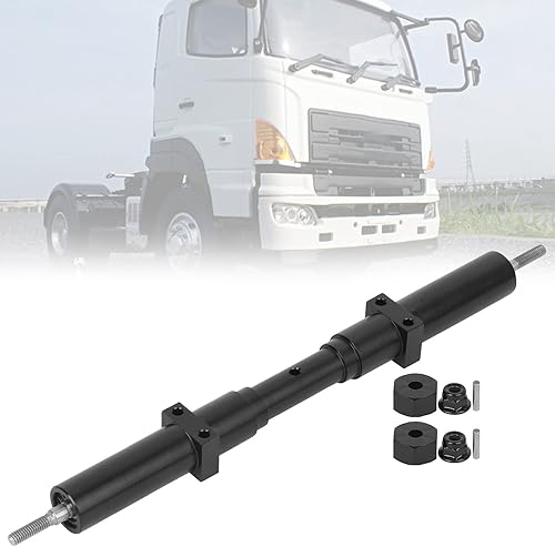 Miniatura 9 de OKJHFD Eje de rueda RC, eje de rueda trasera de metal no alimentado, piezas mejoradas para camión tractor RC 110