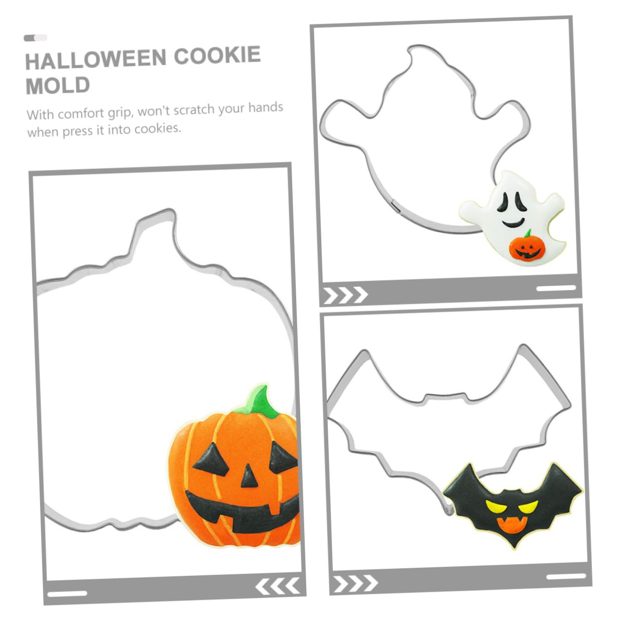 ABOOFAN 30 Stk Halloween-Schablonen halloween plätzchenform keksformen -Keksform-Set plaetzchenformen keksförmchen Keksausstecher -Cookie-Form Ausstechform Kekse formen